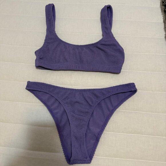 Good American Purple Two-Piece Bathing Suit - Picture 4 of 4